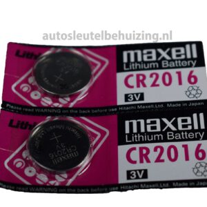 2x Maxell cr2016 batterij