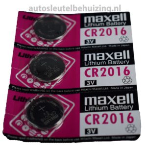 3x Maxell cr2016 batterij