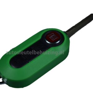 Fiat autosleutel behuizing 3 knops groen