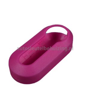 Fiat klapsleutel hoesje roze