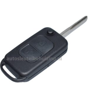 Mercedes autosleutel behuizing 2 knops baard recht