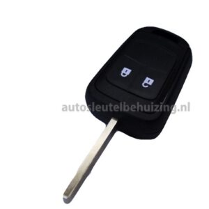 Opel sleutel behuizing 2 knops  type 3 recht