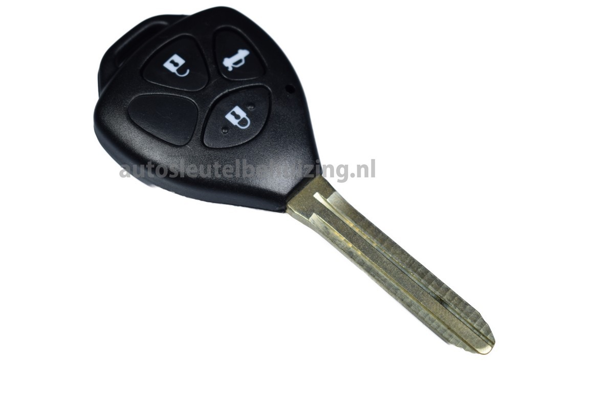 Toyota autosleutel behuizing 3 knops