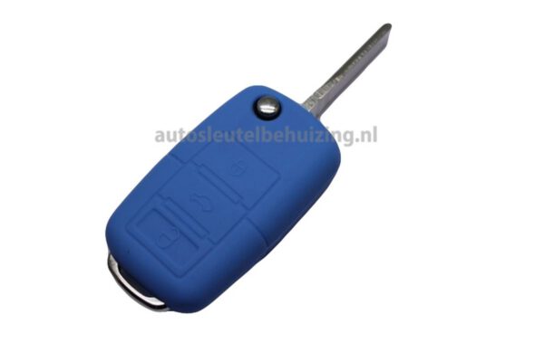 Seat 3 knops sleutelhoesje licht blauw