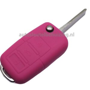 Seat 3 knops sleutelhoesje roze